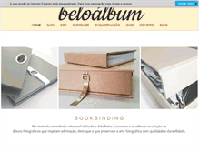 Tablet Screenshot of beloalbum.com.br